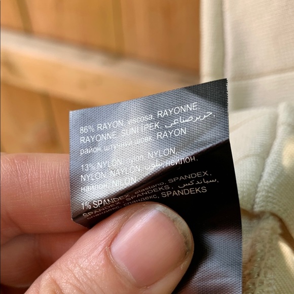 bebe Cream Bandage Dress - Picture 6 of 6